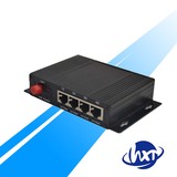 百兆1光4电收发器